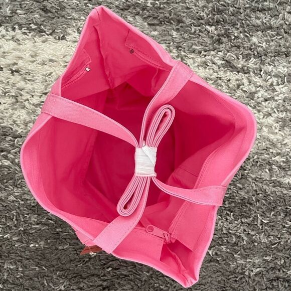 NWT PINK Victoria’s Secret Canvas Tote Bag - Picture 4 of 5